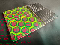 Image 3 of Carbon Fiber & 3D Resin GLOW Segmented Knife Scales