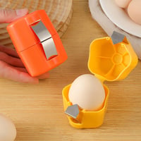 Image 2 of 1pc Egg Shell Cutter Eggbeater Raw Egg Separator Handheld Eggshell Opener Portable 