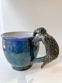 Image 2 of Ceramic crow Mug- Elizabeth Paxson