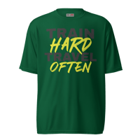 Image 4 of Train Hard Travel Often Unisex Performance Shirt