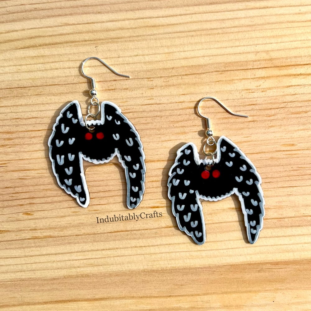 Mothman Earrings