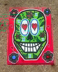 Image 2 of 16 x 20 Sugar Skull (2 of 2)