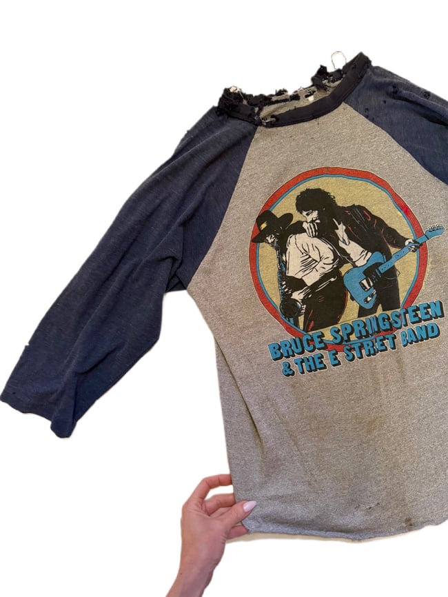 vintage Bruce Springsteen tour concert t shirt tee 