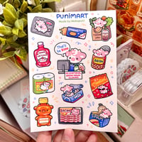 Image 1 of Puni Mart Sticker Sheet