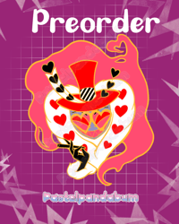 Image 2 of Hazbin Hotel - Vox & Valentino Enamel Pin badge