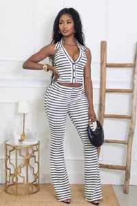 Knitted & Stripe Set