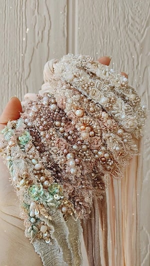 Image of Becky fancy tiebacks sage