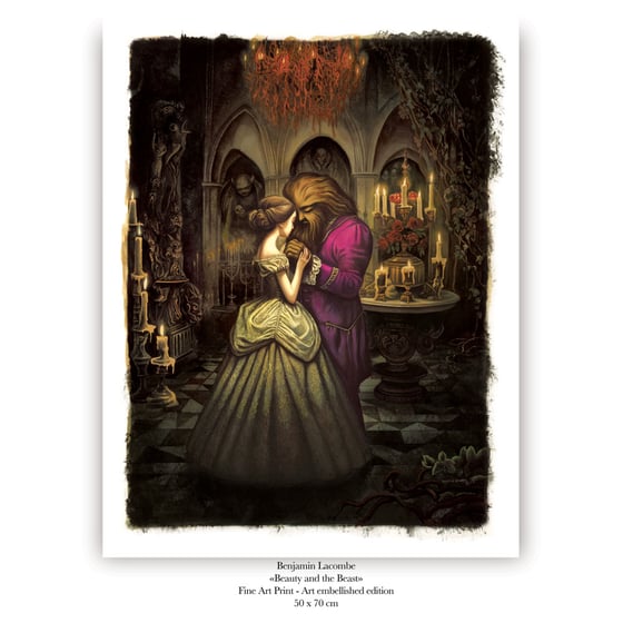 Image of La Belle et la Bête - Edition Art Embellished