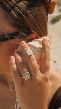 Image 2 of Fossilised Coral Ring