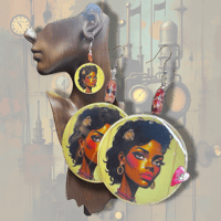Black Steampunk Chic Earrings B