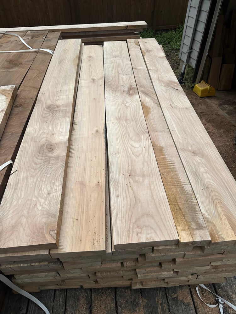 8/4 big leaf maple, plain 