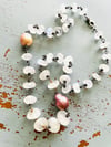 luxe baroque pearl and rainbow moonstone necklace