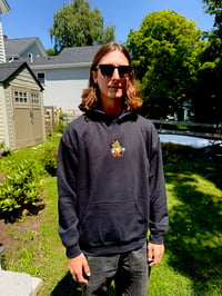 Image 2 of Superfly Flameboy embroidered hoodie