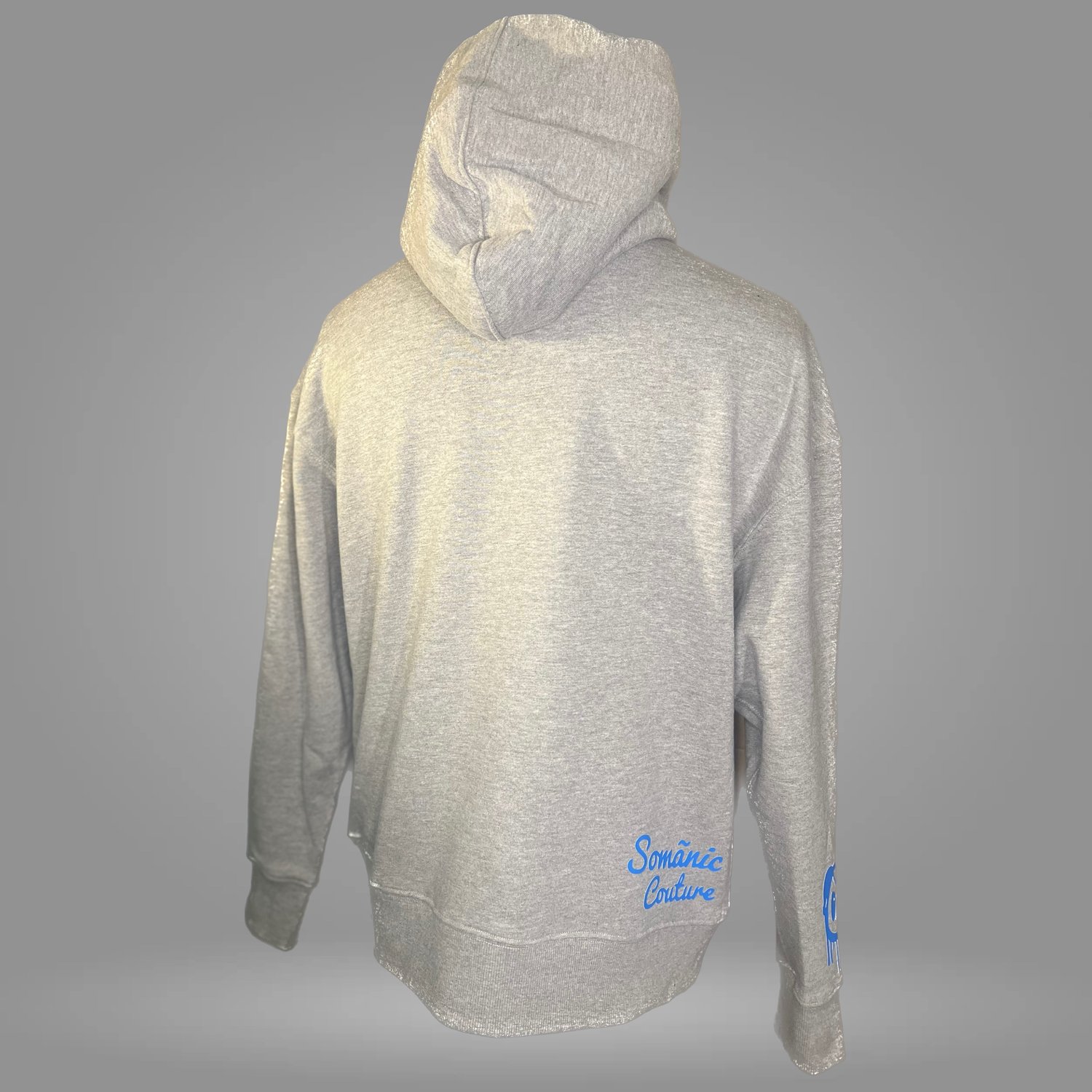 Image of DrippyPanda Hoodie (Grey/Blue)