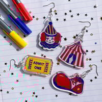 Image 1 of Circus Doodles Earring Set