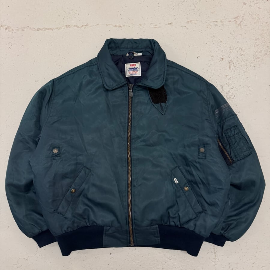 Image of 1990s Levi’s Cropped Bomber Jacket, Size Large