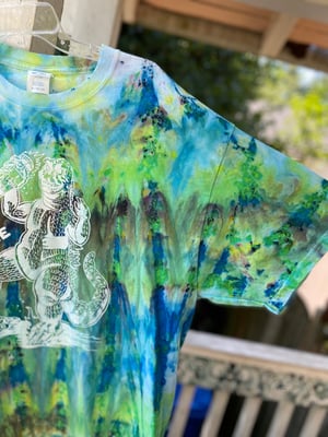 Image of XL Godzilla Be Gay Do Crime Tie Dye Shirt