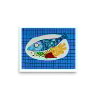"FISH N CHIPS" 8 x 10 in