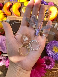 Image 2 of ✨WHOLESALE✨ 14kt Gold Fill Weightless Wire Wrapped Hoops