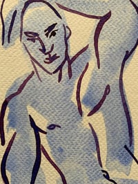 Image 2 of Watercolour ~ Blue Boys Series