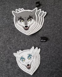 Snarling Wolf sticker