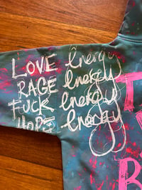 Image 11 of Tie Dye Hoodie Blue with Multiple Colours and Designs (M)