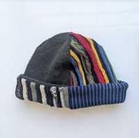 Image 1 of Upcycled Reversible Beanie Cotton Blend 10