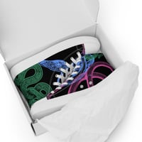 Image 1 of ZEN EXP - “Serpents” Men’s high top canvas shoes
