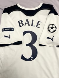 Image 1 of Tottenham Hotspur “BALE 3” 2010/11 Home Cup Shirt + UCL patches, XL