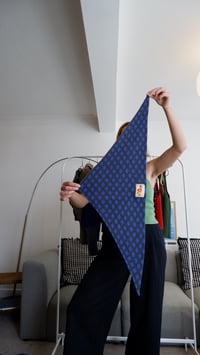 Image 3 of POLKA DOT TRIANGLE SCARVES