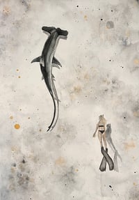 Hammerhead Shark Print