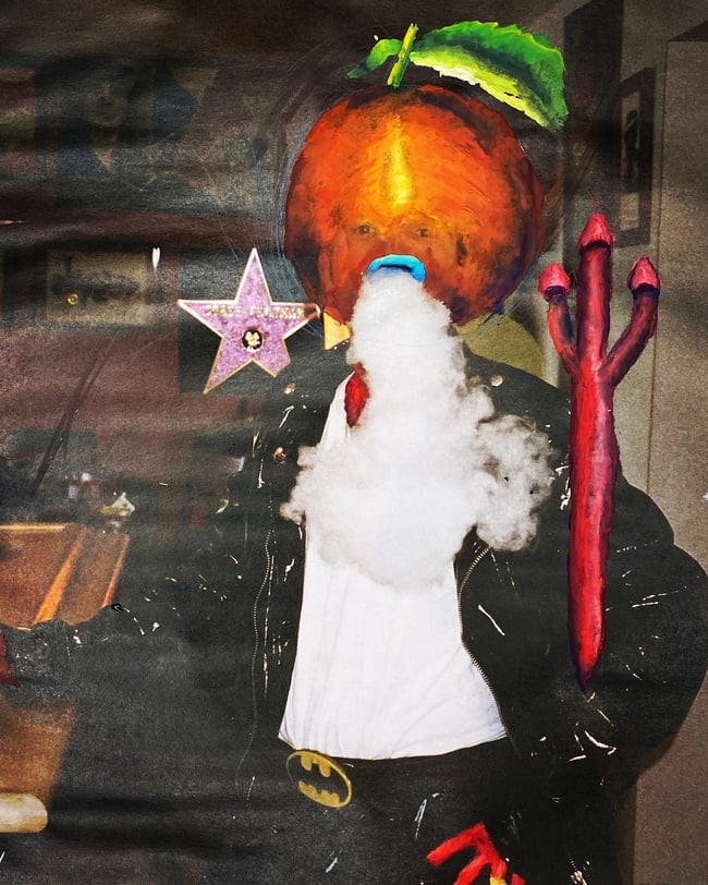 Orange Satan-Original Painting 