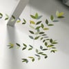 Olive Grove | Stylized Leaf Mobile