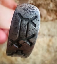 Image 7 of Vintage 3 stone stacker cuff 