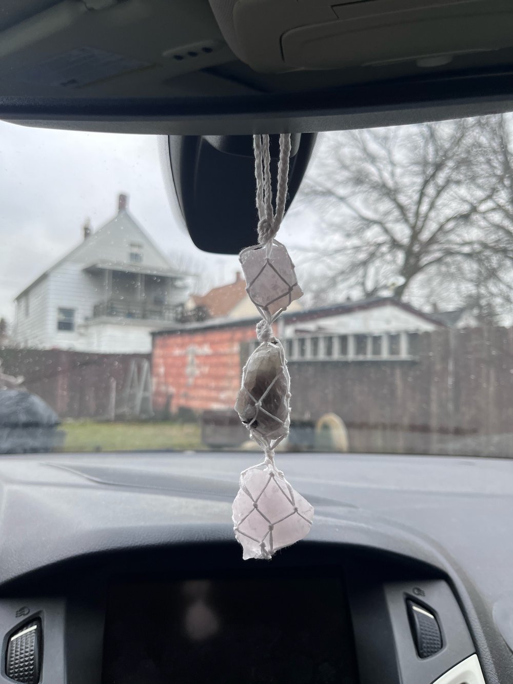Image of Rose Moon Car Charm