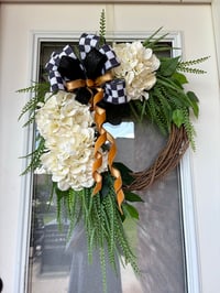 Image 4 of Elegant hydrangea Wreath