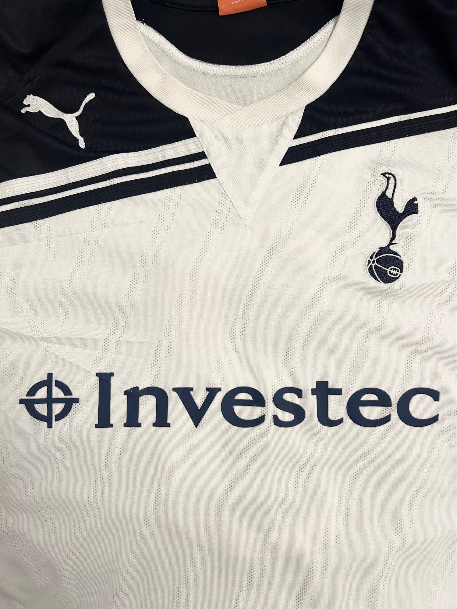 Image of Tottenham Hotspur “BALE 3” 2010/11 Home Cup Shirt + UCL patches (XL)