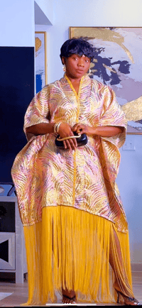 Image 5 of Golden Sahara Glow Boubou