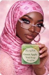 Image 2 of FBF Green Apple Yoni Soap