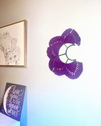 Image 4 of Macramé Crescent Moon 