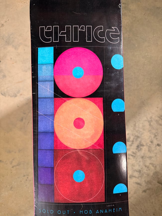 Thrice skateboard - Horizons West - House of Blues