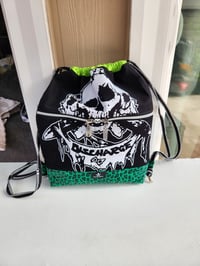 Image 1 of Discharge drawstring backpack **small flaw**