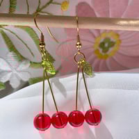 Image 3 of cherry earrings