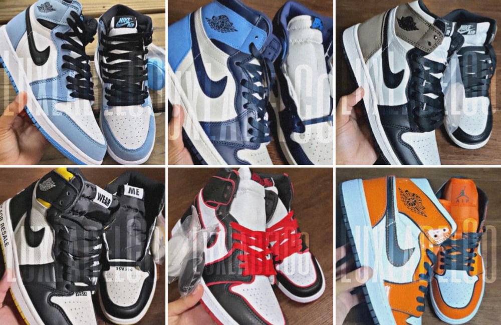 Image of Jordan’s 1’s 