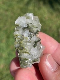 Image 7 of Epidote On Quartz Crystal Specimen #1953