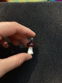 Image 4 of Red Blizzard Mushroom Character Pendant 