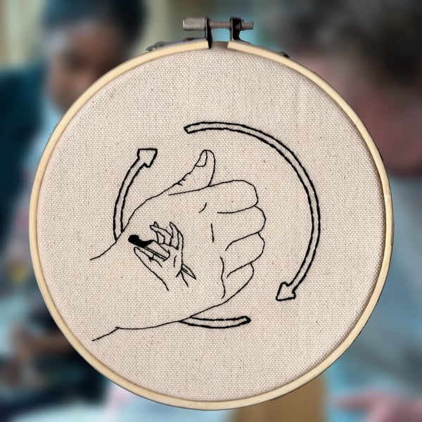 Image of The Bear sign language hoop
