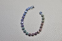 Image 2 of Multi color genuine crystal bracelet 