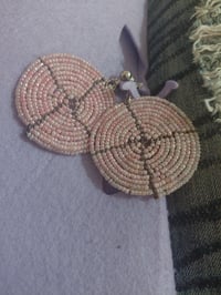 Clip on earrings Pink