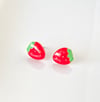Strawberry Post Earrings 